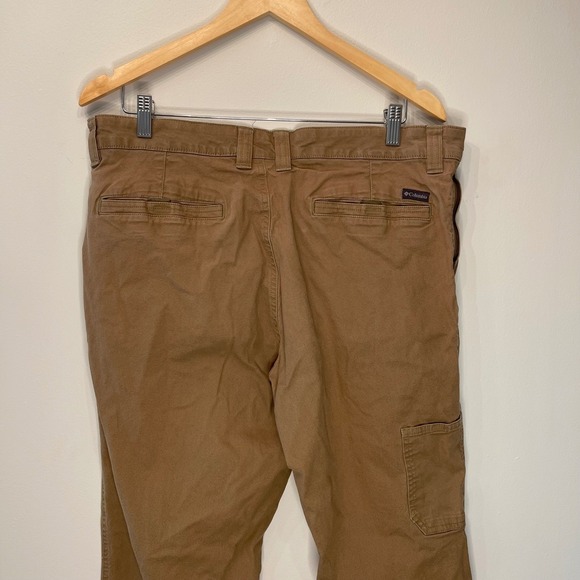 Columbia Mens Pants Size 36x34 Regular Fit Khaki Utility Outdoor Casual Work‎ - Picture 4 of 12